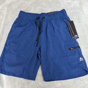 RBX Men's Athletic Shorts - Royal Blue with Black Drawstring
